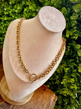 Load image into Gallery viewer, Chunky Gold Stainless Steel Necklace
